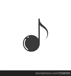 music note vector illustration icon design