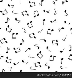 Music notes seamless pattern. Vector illustration. Music notes seamless pattern vector