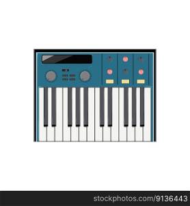 music synthesizer audio cartoon. music synthesizer audio sign. isolated symbol vector illustration. music synthesizer audio cartoon vector illustration