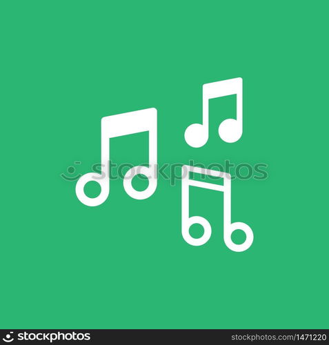 music tones logo and symbol vector