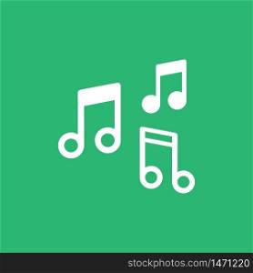 music tones logo and symbol vector