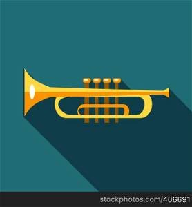 Music tube icon. Flat illustration of music tube vector icon for web design. Music tube icon, flat style