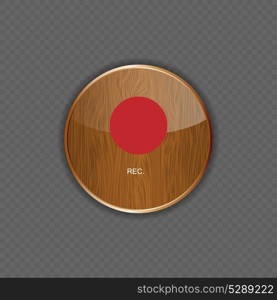 Music wood application icons vector illustration