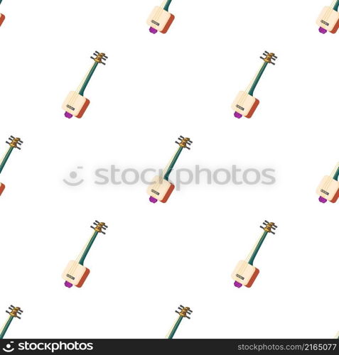 Musical instrument samisen pattern seamless background texture repeat wallpaper geometric vector. Musical instrument samisen pattern seamless vector