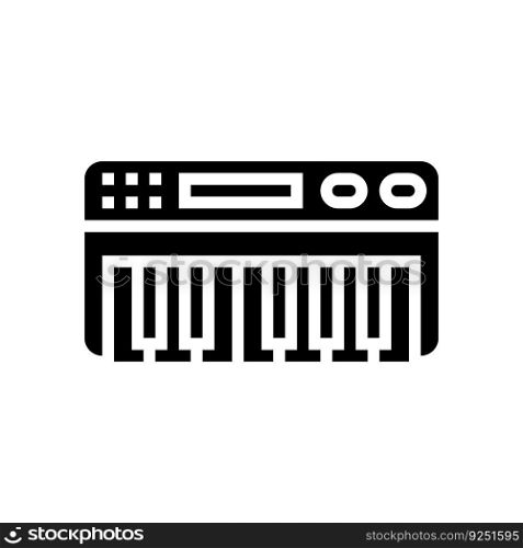 musical instrument toy child baby kid glyph icon vector. musical instrument toy child baby kid sign. isolated symbol illustration. musical instrument toy child baby kid glyph icon vector illustration