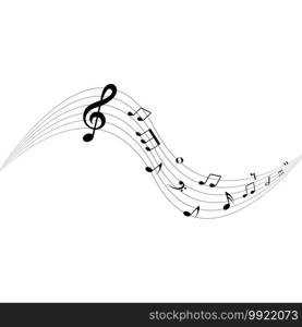 Musical note icon,vector illustration symbol design