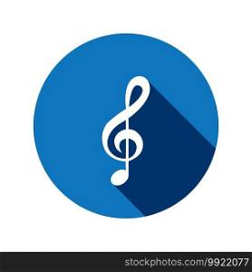 Musical note logo,vector illustration template design
