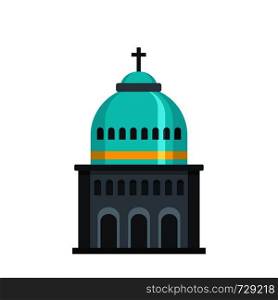 Muslim church icon. Flat illustration of muslim church vector icon for web. Muslim church icon, flat style