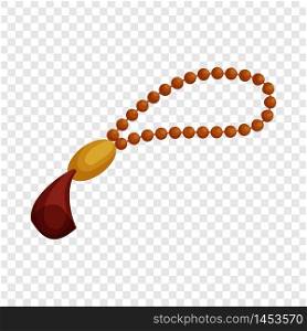 Muslim prayer beads icon in cartoon style isolated on background for any web design. Muslim prayer beads icon, cartoon style