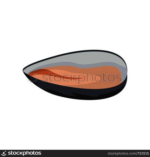 Mussels icon. Flat illustration of mussels vector icon for web. Mussels icon, flat style