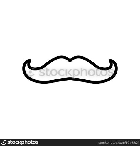 Mustache icon trendy