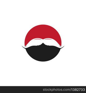 Mustache icon vector ilustration template