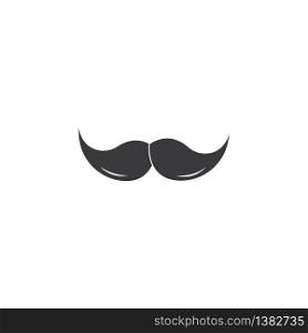 Mustache icon vector ilustration template