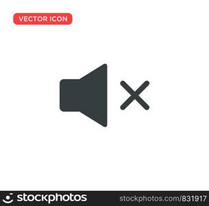 Mute, Sound Off Icon Vector Illustration Design