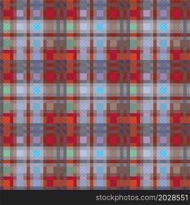 Muted multicolor tartan Scottish seamless pattern, texture for tartan, plaid, tablecloths, clothes, bedding, blankets and other textile