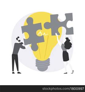 Mutual assistance abstract concept vector illustration. Mutual assistance program, help each other, business support, mobile banking, team work, group of people, shaking hands abstract metaphor.. Mutual assistance abstract concept vector illustration.