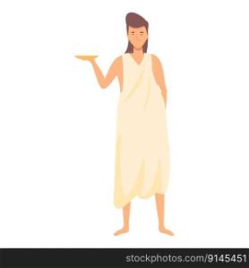 Myth woman icon cartoon vector. Greek myth. Ares olympic. Myth woman icon cartoon vector. Greek myth