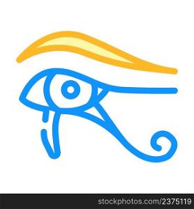mythology of egypt color icon vector. mythology of egypt sign. isolated symbol illustration. mythology of egypt color icon vector illustration