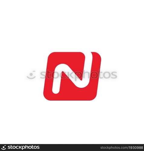 n Letter icon Vector Illustration concept design web