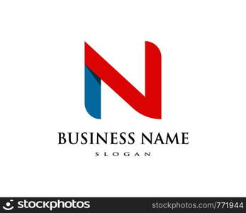 N Letter Logo Business Template Vector icon