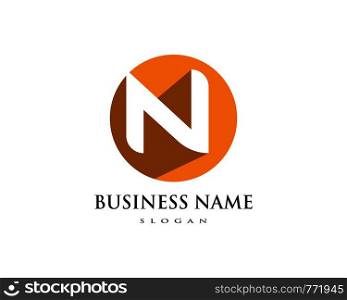 N Letter Logo Business Template Vector icon