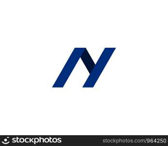 N Letter Logo Template vector icon