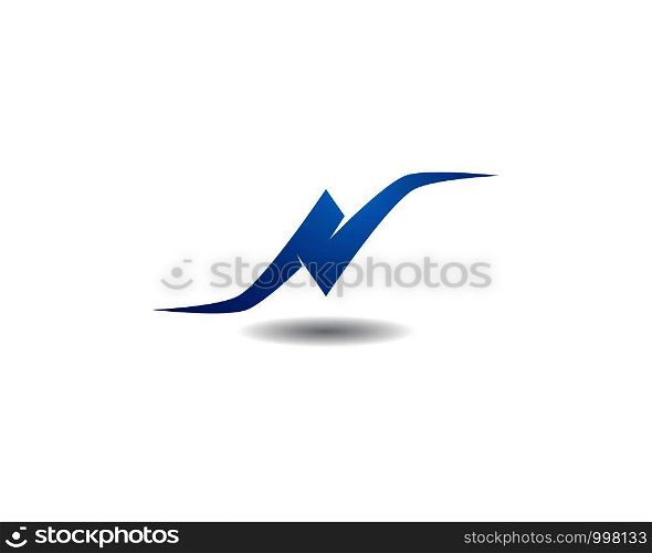 N Letter Logo Template vector icon