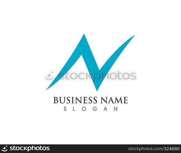 N Logo Letter Business Template Vector icon