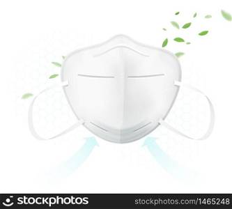 N95 protective mask protects against viruses.