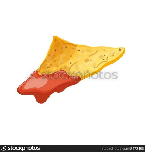 nacho food mexican cartoon. nachos tortilla, snack appetizer, corn cuisine, spicy cheese, sauce chip, chips guacamole, tasty delicious nacho food mexican vector illustration. nacho food mexican cartoon vector illustration