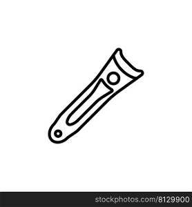 nail cutter icon vector design templates white on background