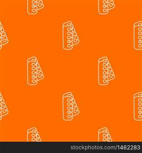 Nail foot tool separator pattern vector orange for any web design best. Nail foot tool separator pattern vector orange