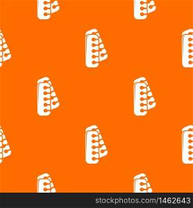 Nail foot tool separator pattern vector orange for any web design best. Nail foot tool separator pattern vector orange