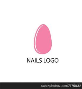 nail logo vector