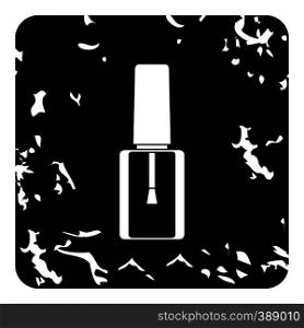 Nail polish icon. Grunge illustration of nail polish vector icon for web design. Nail polish icon, grunge style