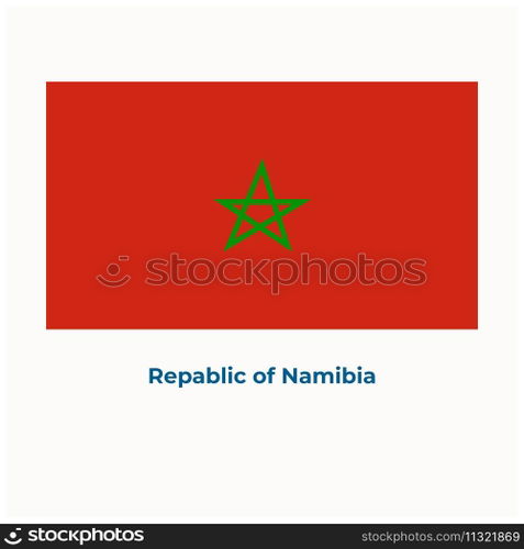 Namibia Flag Vector