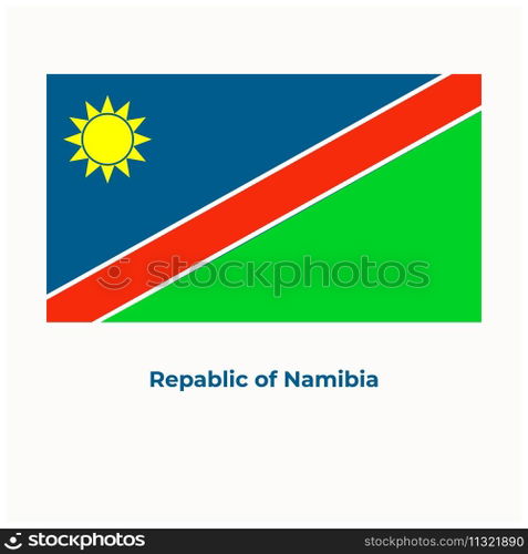 Namibia Flag Vector