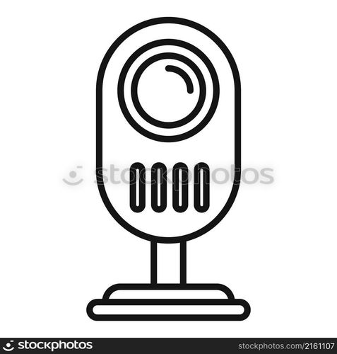 Nanny baby monitor icon outline vector. Radio care. Newborn babyphone. Nanny baby monitor icon outline vector. Radio care