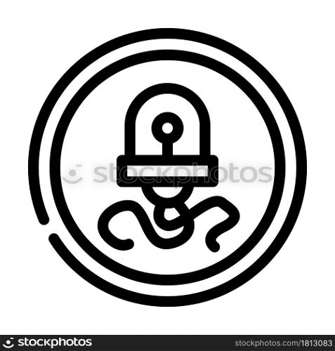 nanorobot electronic device line icon vector. nanorobot electronic device sign. isolated contour symbol black illustration. nanorobot electronic device line icon vector illustration