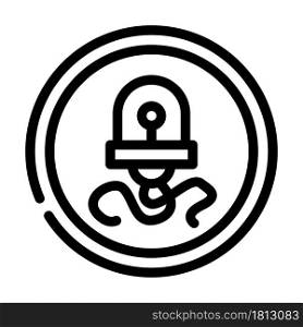 nanorobot electronic device line icon vector. nanorobot electronic device sign. isolated contour symbol black illustration. nanorobot electronic device line icon vector illustration