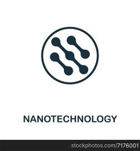 Nanotechnology vector icon illustration. Creative sign from biotechnology icons collection. Filled flat Nanotechnology icon for computer and mobile. Symbol, logo vector graphics.. Nanotechnology vector icon symbol. Creative sign from biotechnology icons collection. Filled flat Nanotechnology icon for computer and mobile