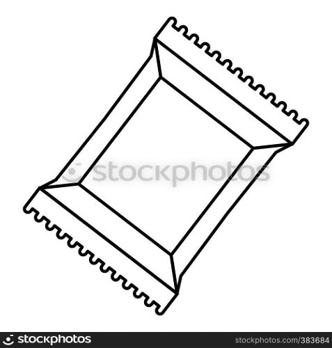 Napkins pack icon. Outline illustration of napkins pack vector icon for web. Napkins pack icon, outline style