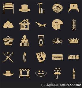 Napper icons set. Simple set of 25 napper vector icons for web for any design. Napper icons set, simple style