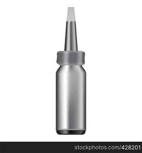 Nasal drops icon. Realistic illustration of nasal drops vector icon for web. Nasal drops icon, realistic style