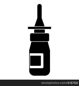 Nasal drops icon. Simple illustration of nasal drops vector icon for web. Nasal drops icon, simple style