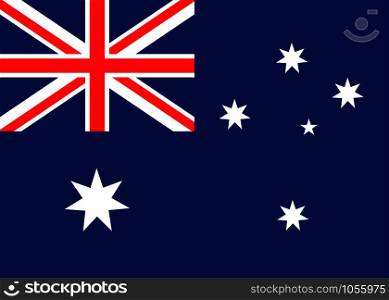 National Australian flag background. vector eps10 illustration