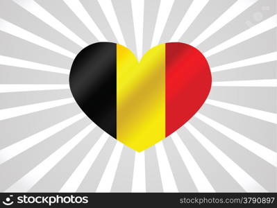 National flag of Belgium themes design