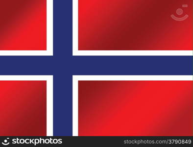 National flag of Norway idea design