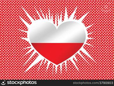 National flag of Poland themes idea design