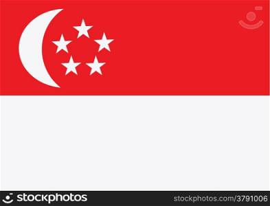 National flag of Singapore themes idea design